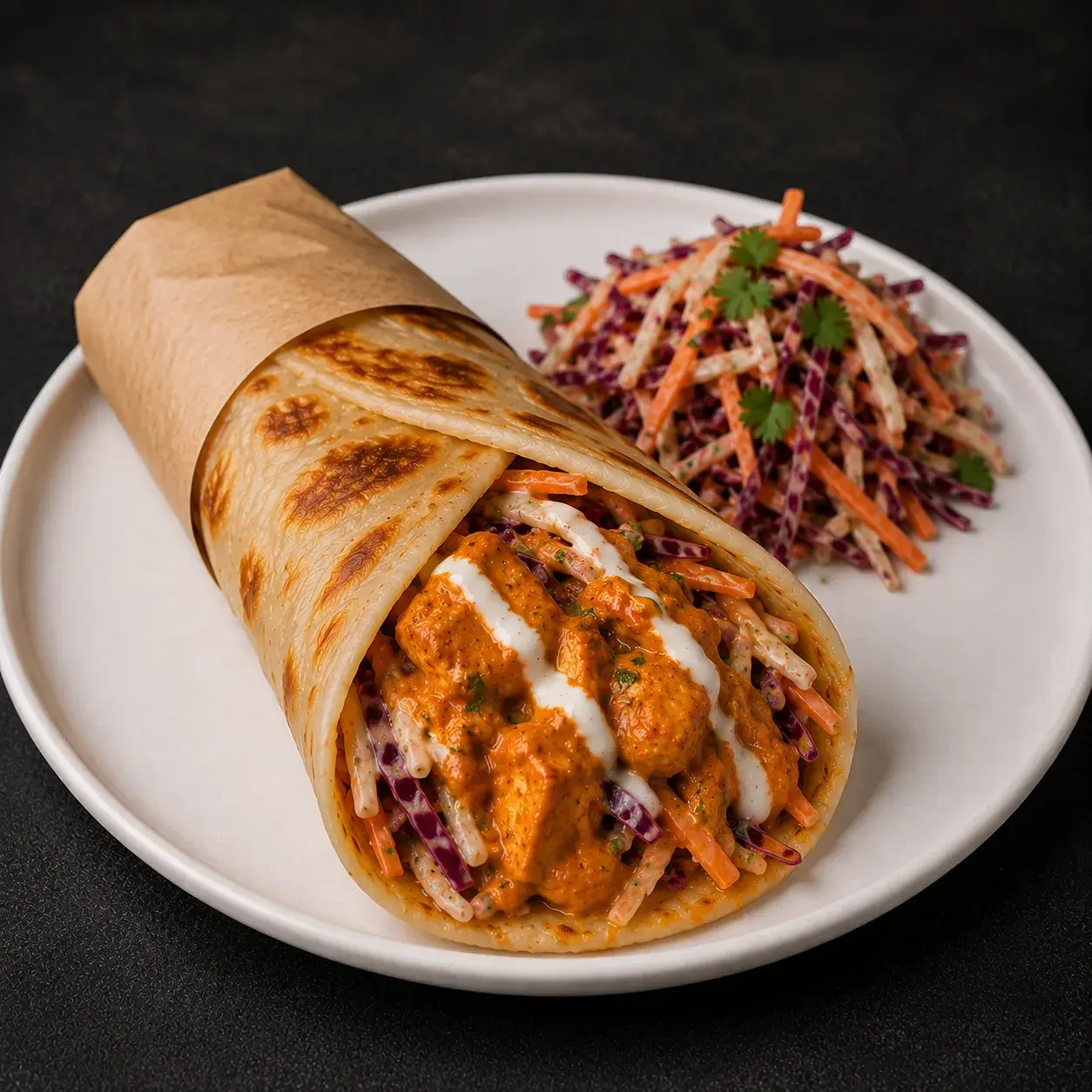 Butter Chicken Wrap