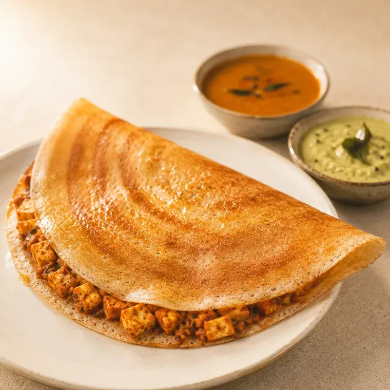 Butter Paneer Dosa