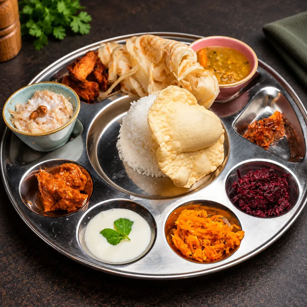 Chicken Thali