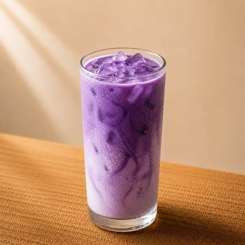 Iced Ube Latte