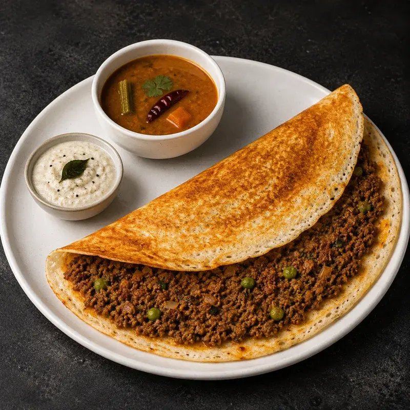 Lamb Keema Dosa