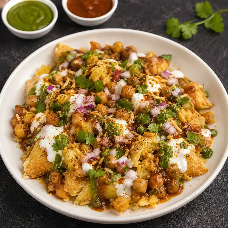 Vegetable Samosa Chaat